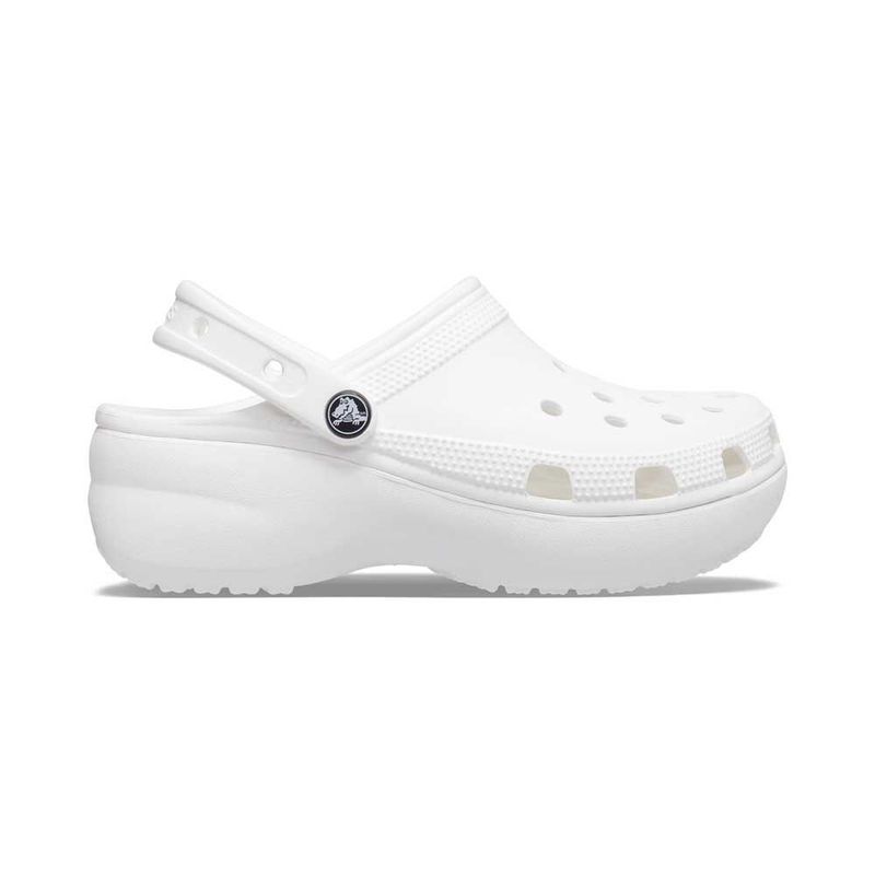 CROCS - Zuecos CROCS Classic Platform Clog White Mujer