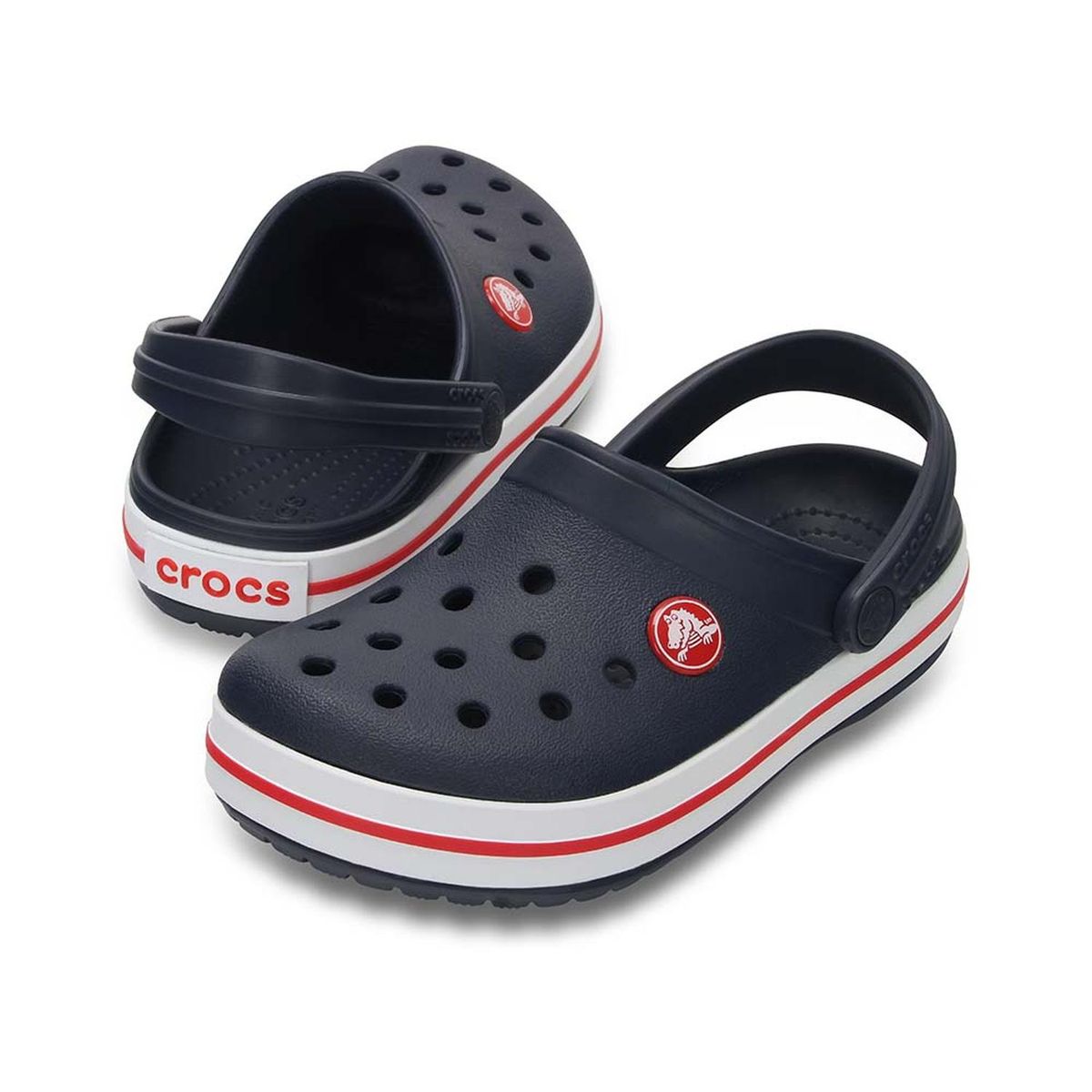 CROCS - Zuecos CROCS Crocband Clog K Navy/Red Niños