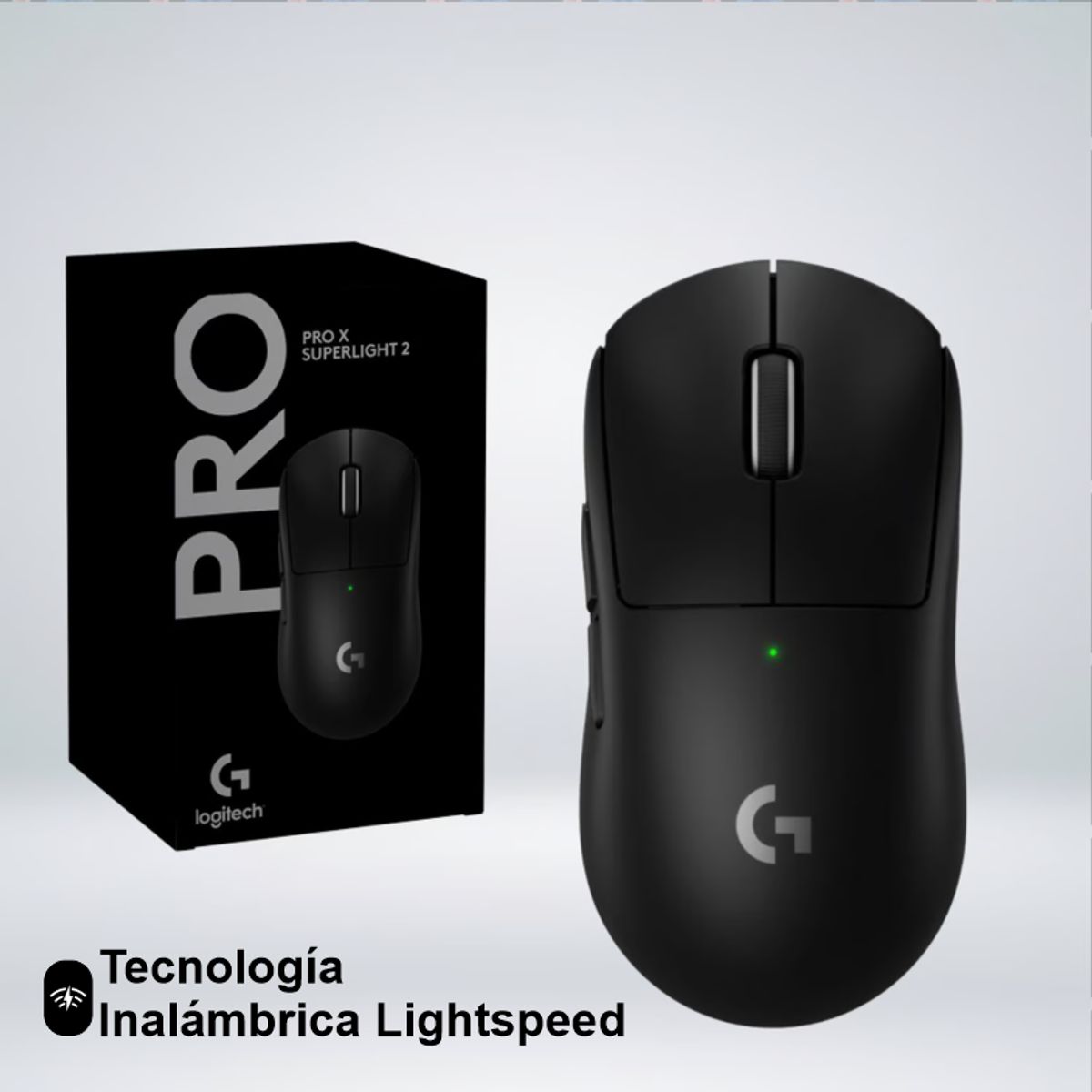 LOGITECH - MOUSE GAMER G PRO X SUPERLIGHT 2 SENSORHERO2 32KDPI 5BOTONES LIGHTSPEED