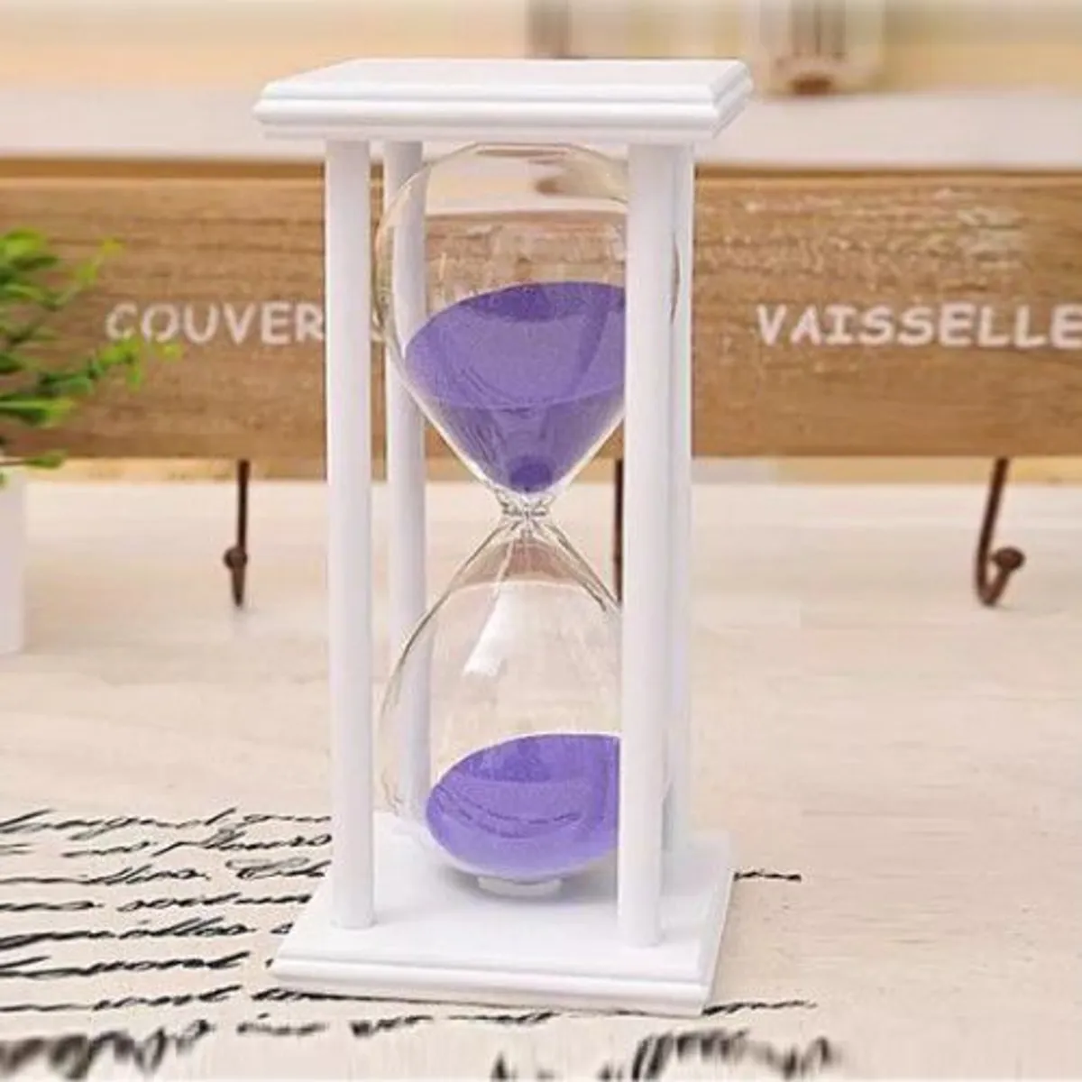 GENERICO - Reloj De Arena Adorno Para Escritorio Sala De 30min