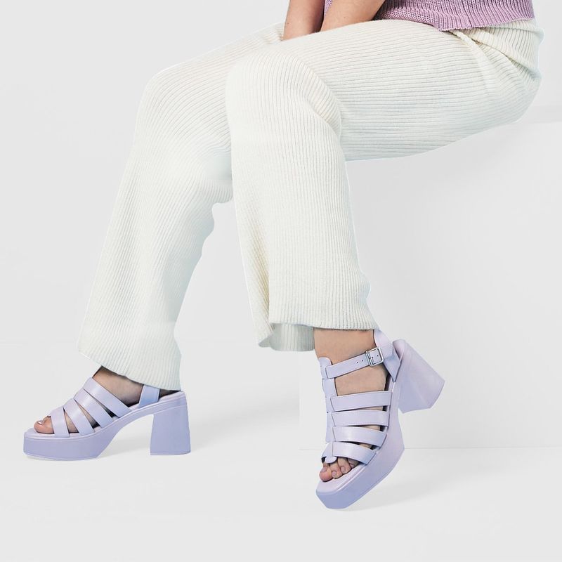 IMPULS - Sandalias Taco Mujer Impuls Ariana04 Lila