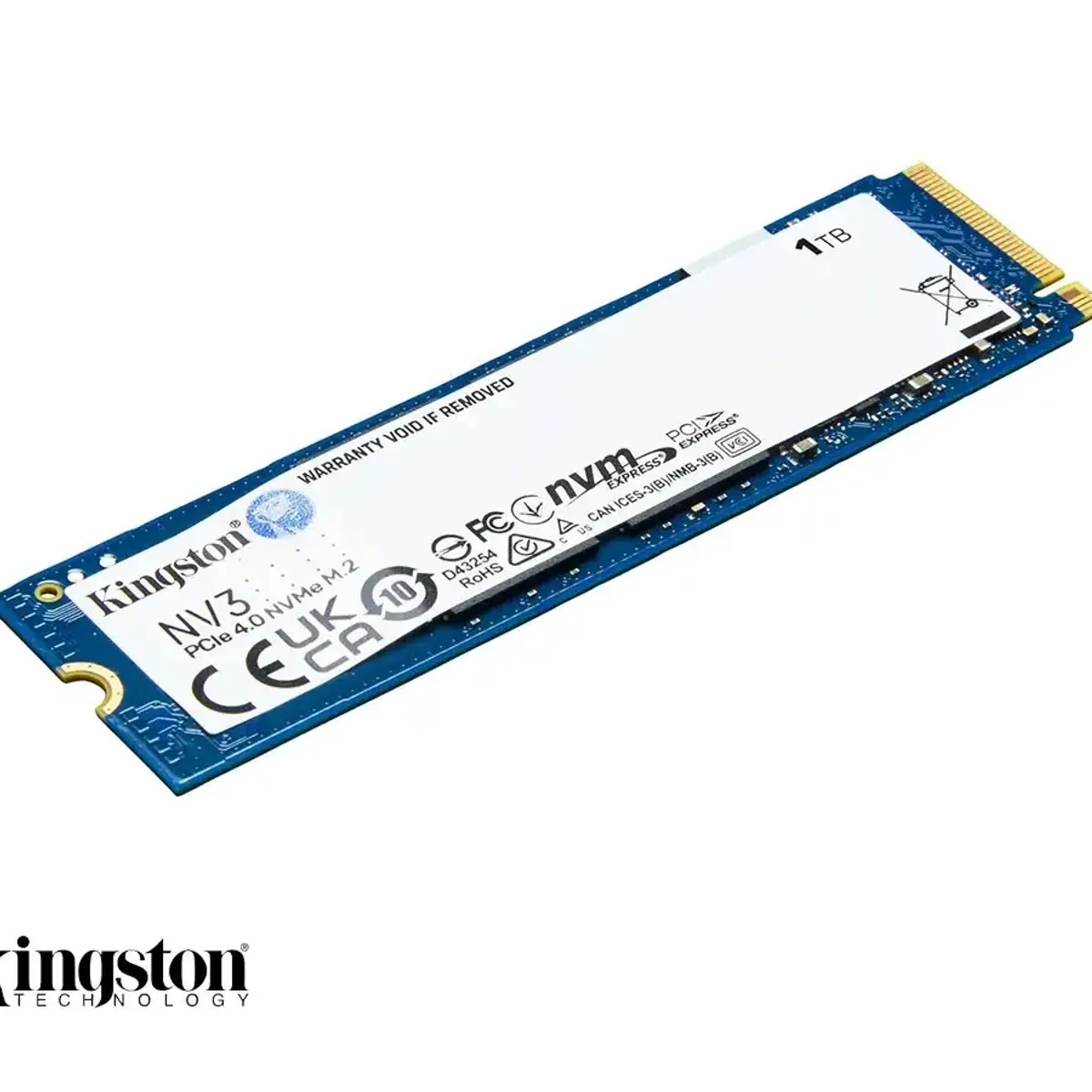 KINGSTON - Disco Solido Kingston M.2 de 1TB NV3 4.0 6000 MBS