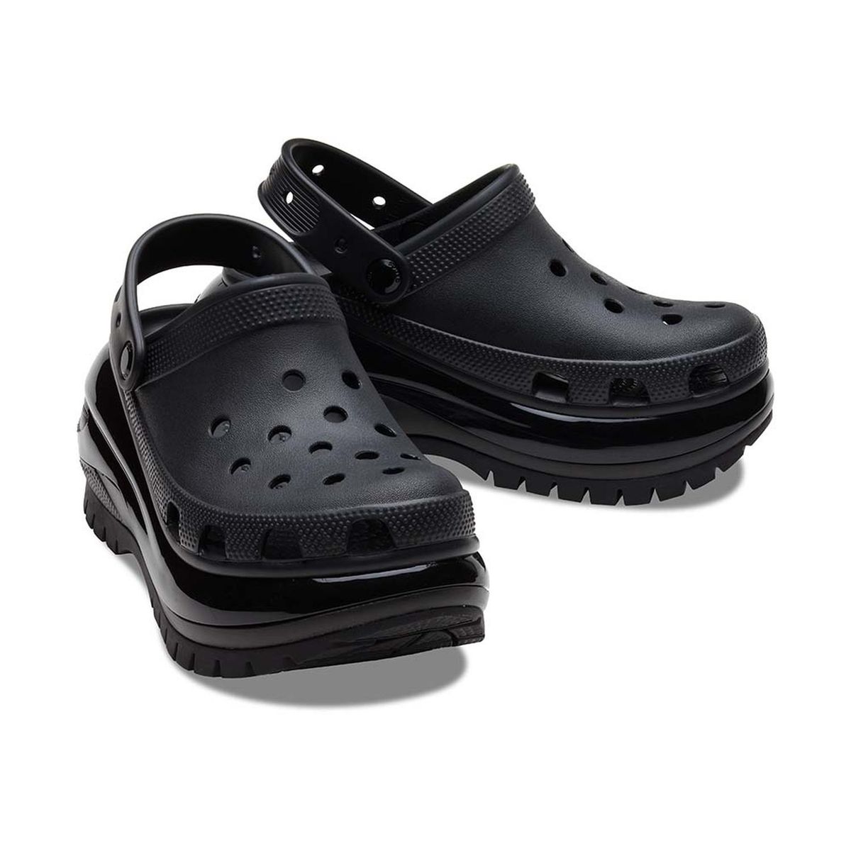 CROCS - Zuecos CROCS Classic Mega Crush Clog Black Unisex
