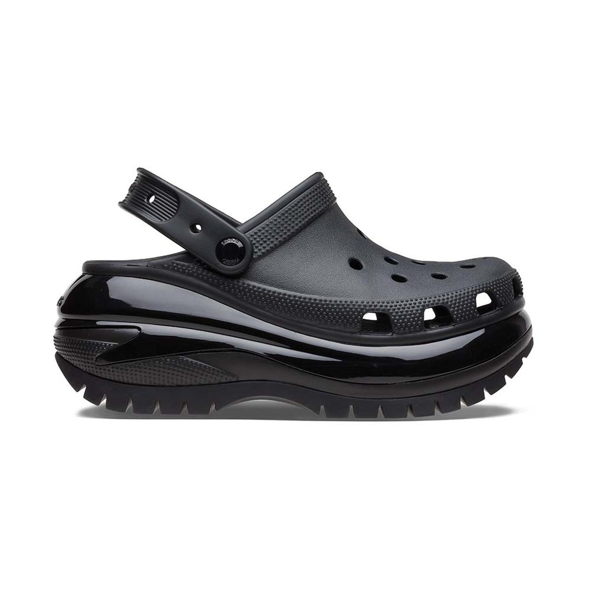 CROCS - Zuecos CROCS Classic Mega Crush Clog Black Unisex