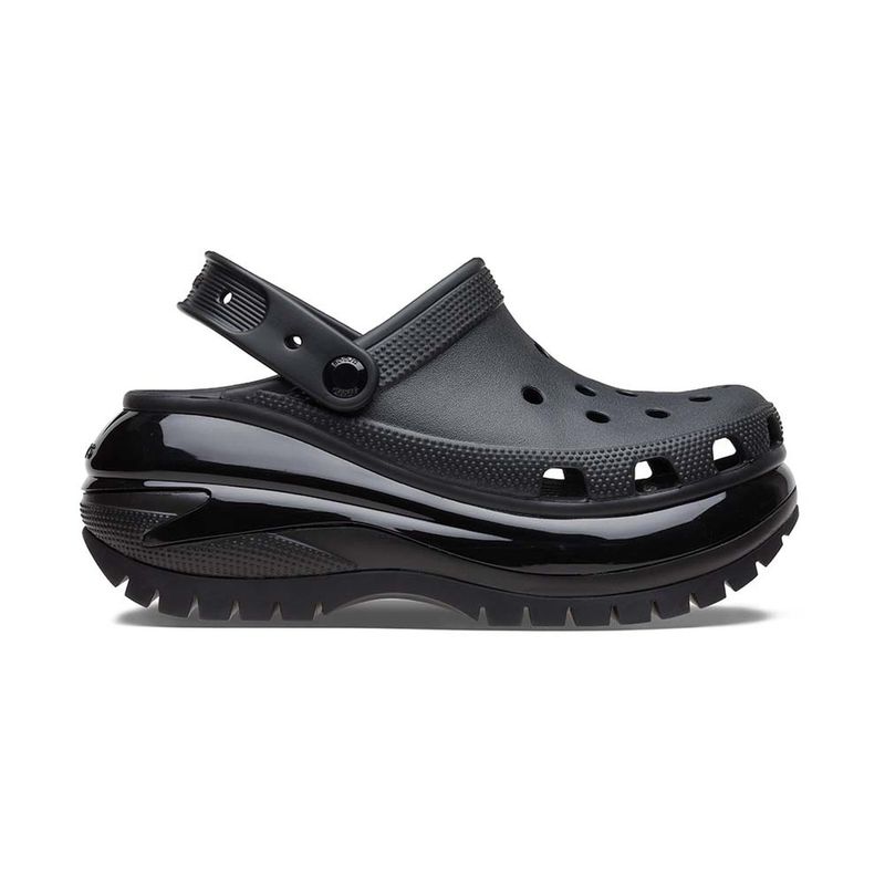 CROCS - Zuecos CROCS Classic Mega Crush Clog Black Unisex