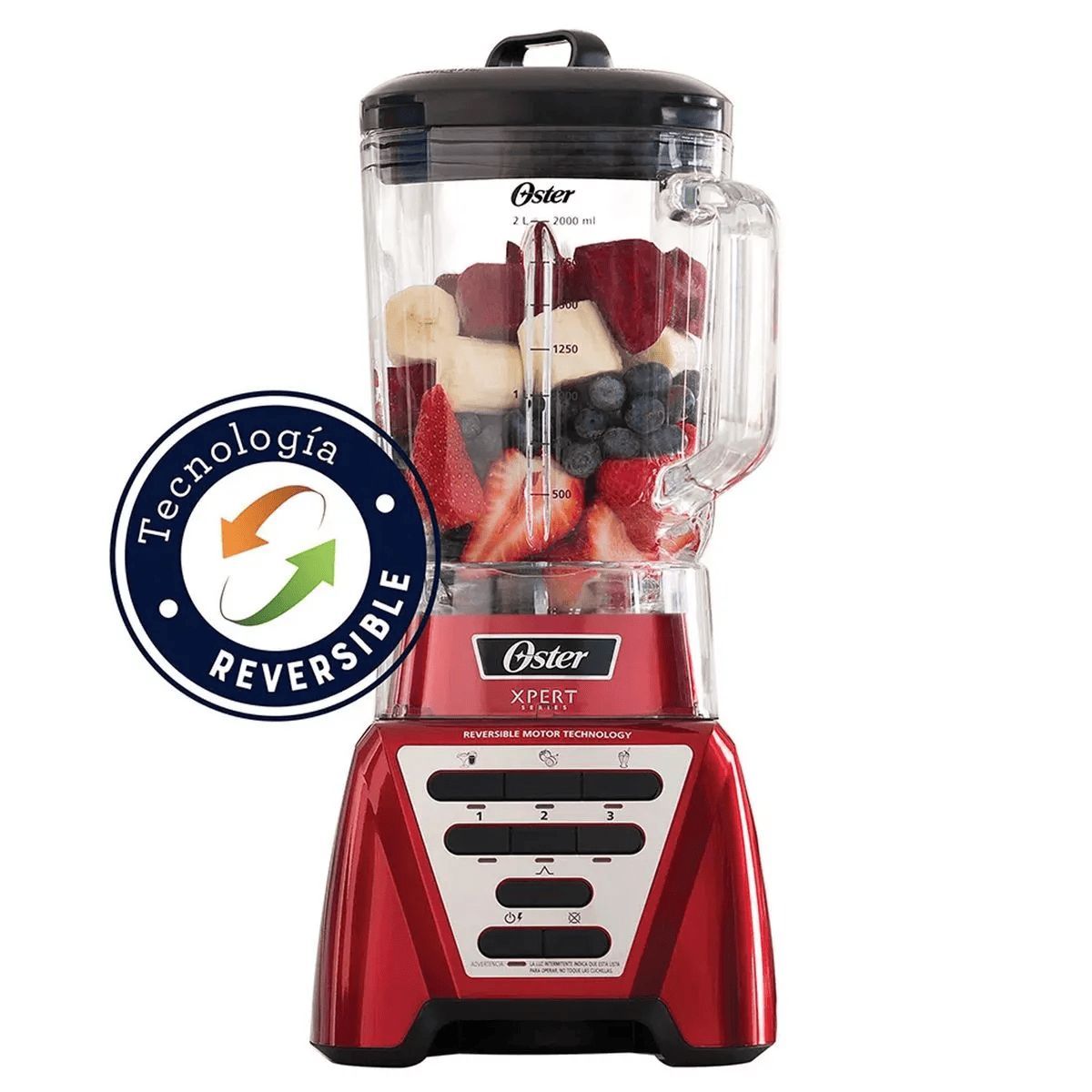 OSTER - Licuadora Oster Xpert Series 2L 1100W BLST3A-R2G Rojo