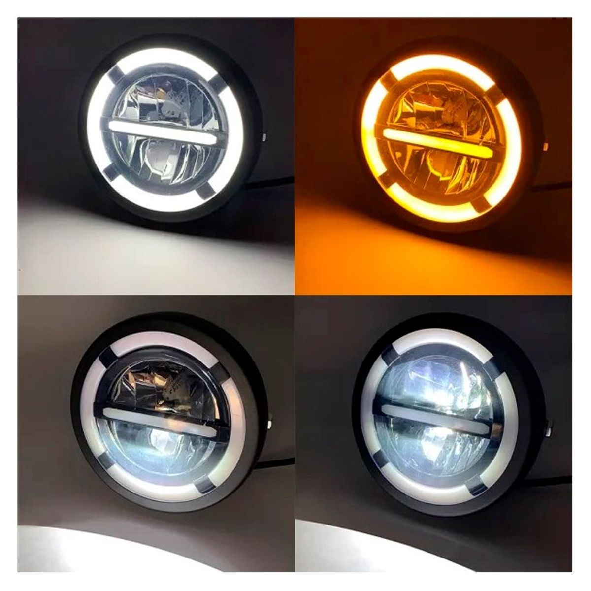 NAOEVO - Faro Led Custom de Moto FLC-01 3500LM