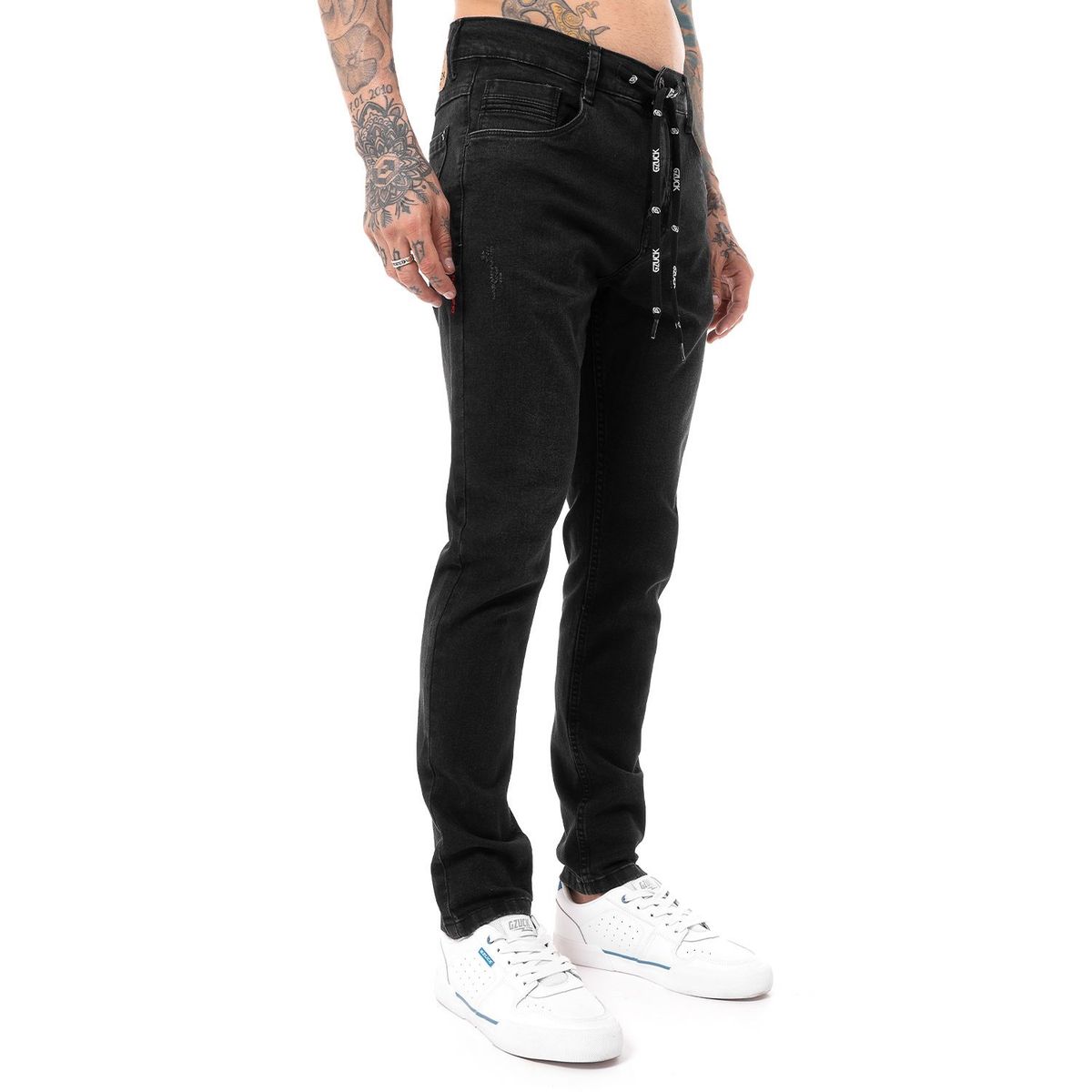 GZUCK - Pantalon Clasico Denim Stretch Umkey Hombre