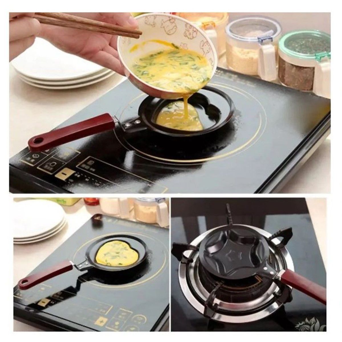 GENERICO - Mini Sartén con Diseño  - Teflon