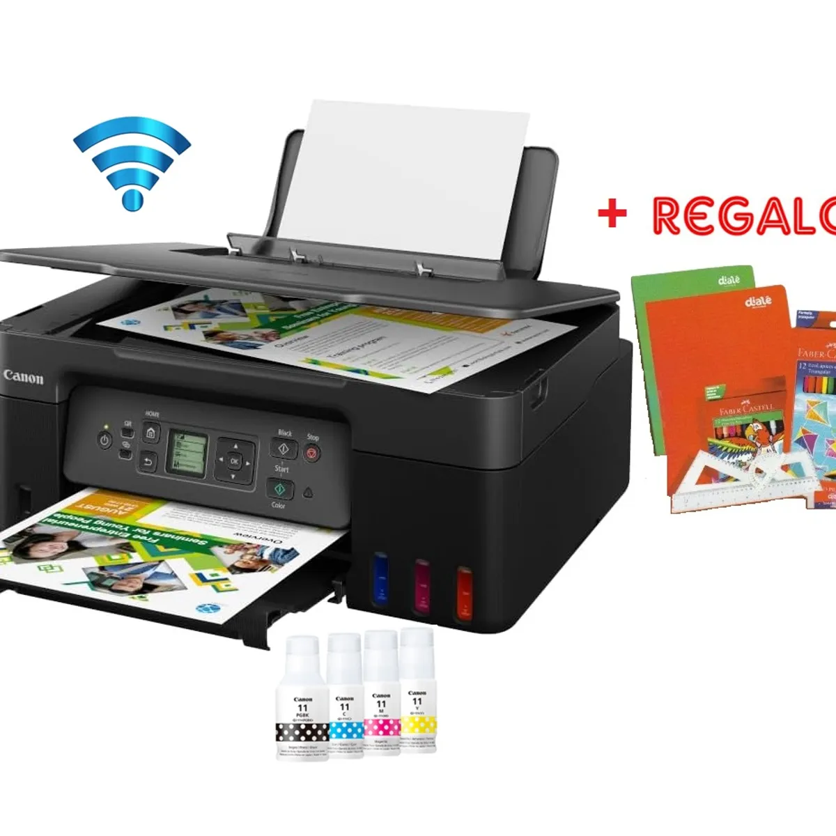 CANON - Impresora Canon Pixma G3170 Multifuncional Wifi