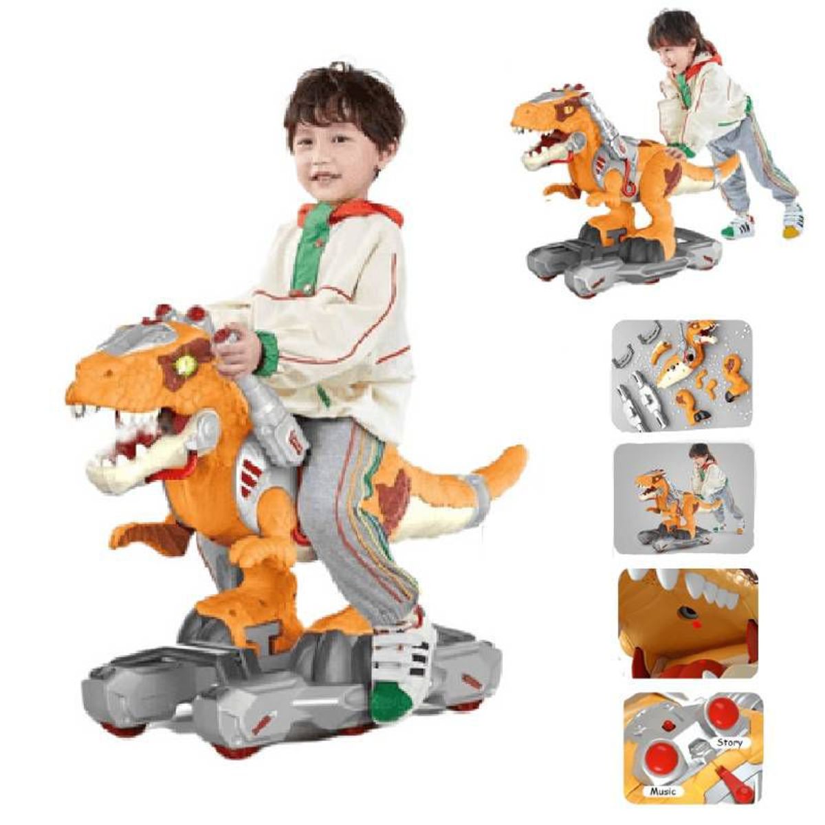 GENERICO - Scooter de Dinosaurio