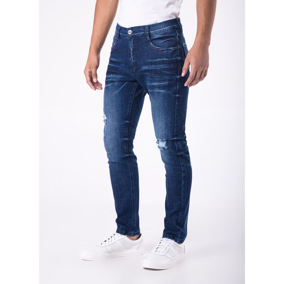 PIONIER - Pantalon Moda Denim Stretch Hombre Sun