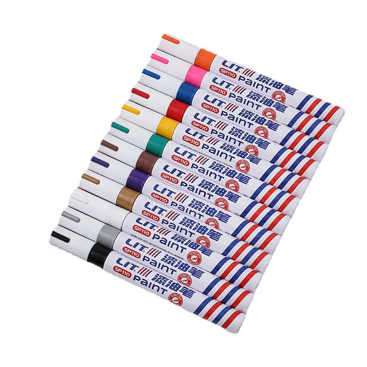 42AROZINA - Lápiz Para Pintar Neumáticos 12 Piezas, 12 Colors