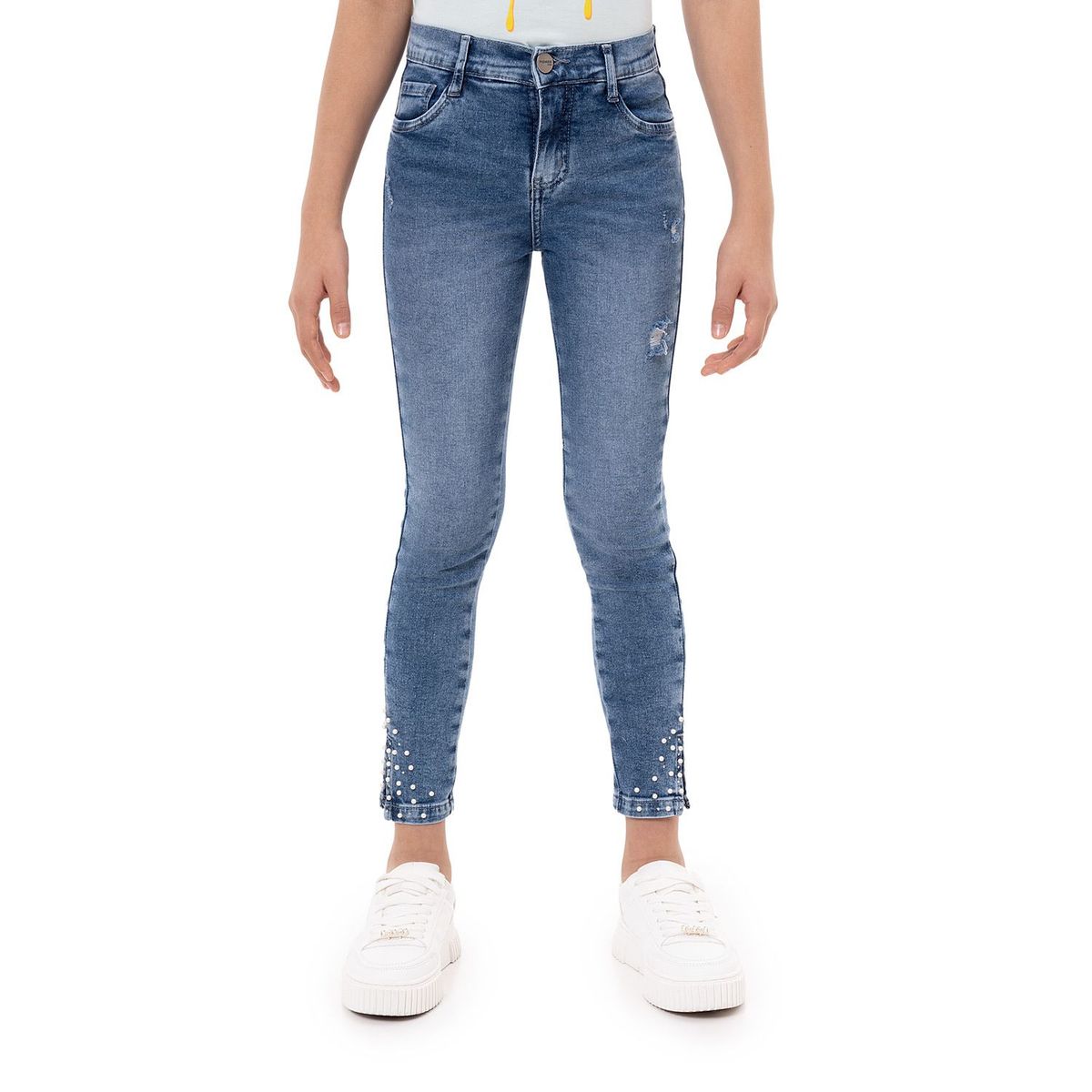 PIONIER - Pantalon Moda Denim Stretch Niña Marilynn