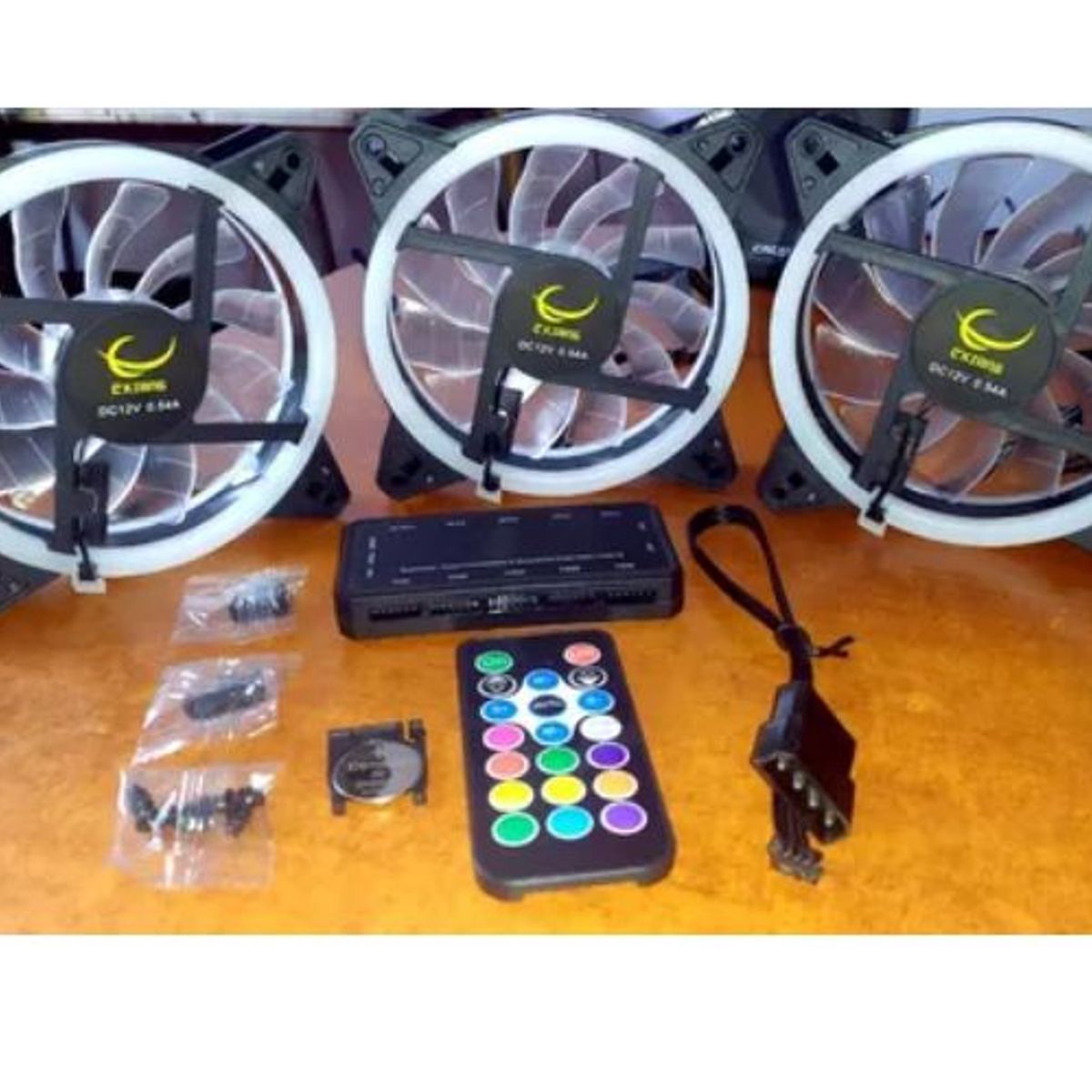 GENERICO - Ventilador Cooler Fan Rgb Led 120mm Para Pc - Gamer