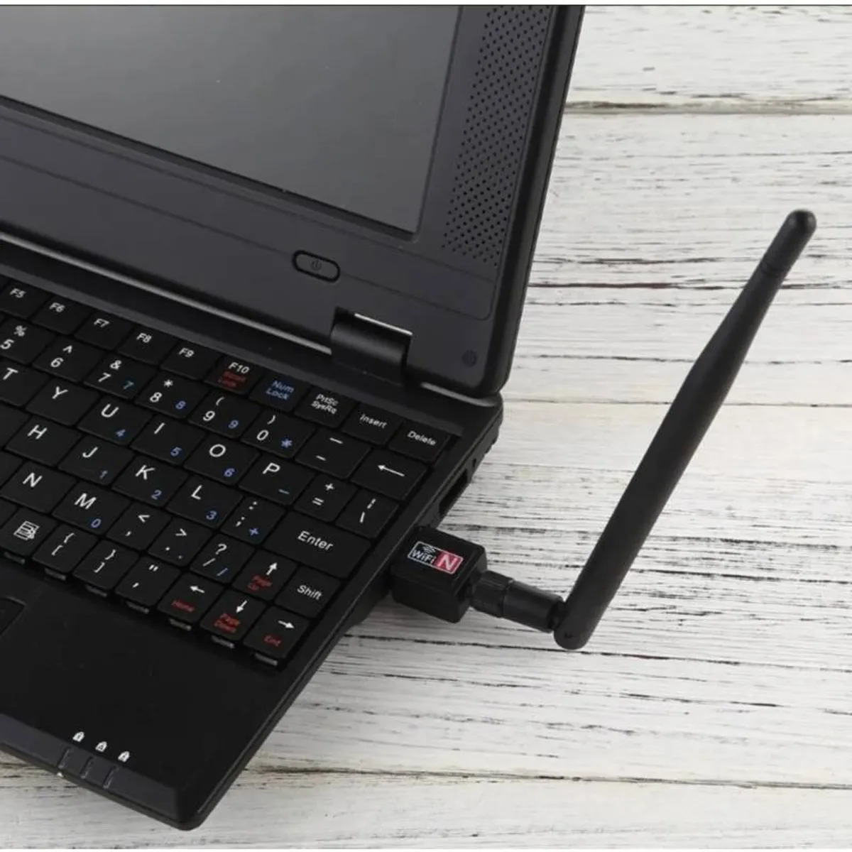 GENERICO - Antena Wifi USB de 1200 MB Adaptador internet p/ laptop pc