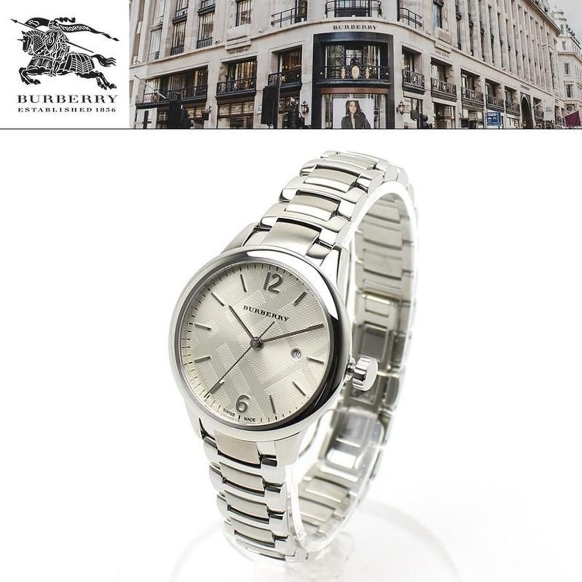 BURBERRY - Reloj Burberry Classic Bu10108 Plateado