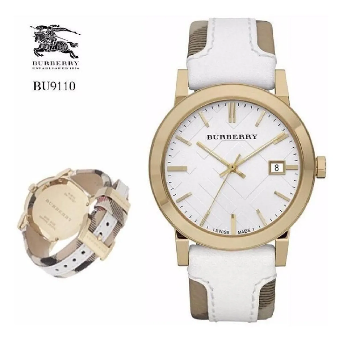 BURBERRY - Reloj Burberry Classic Bu9110 Blanco