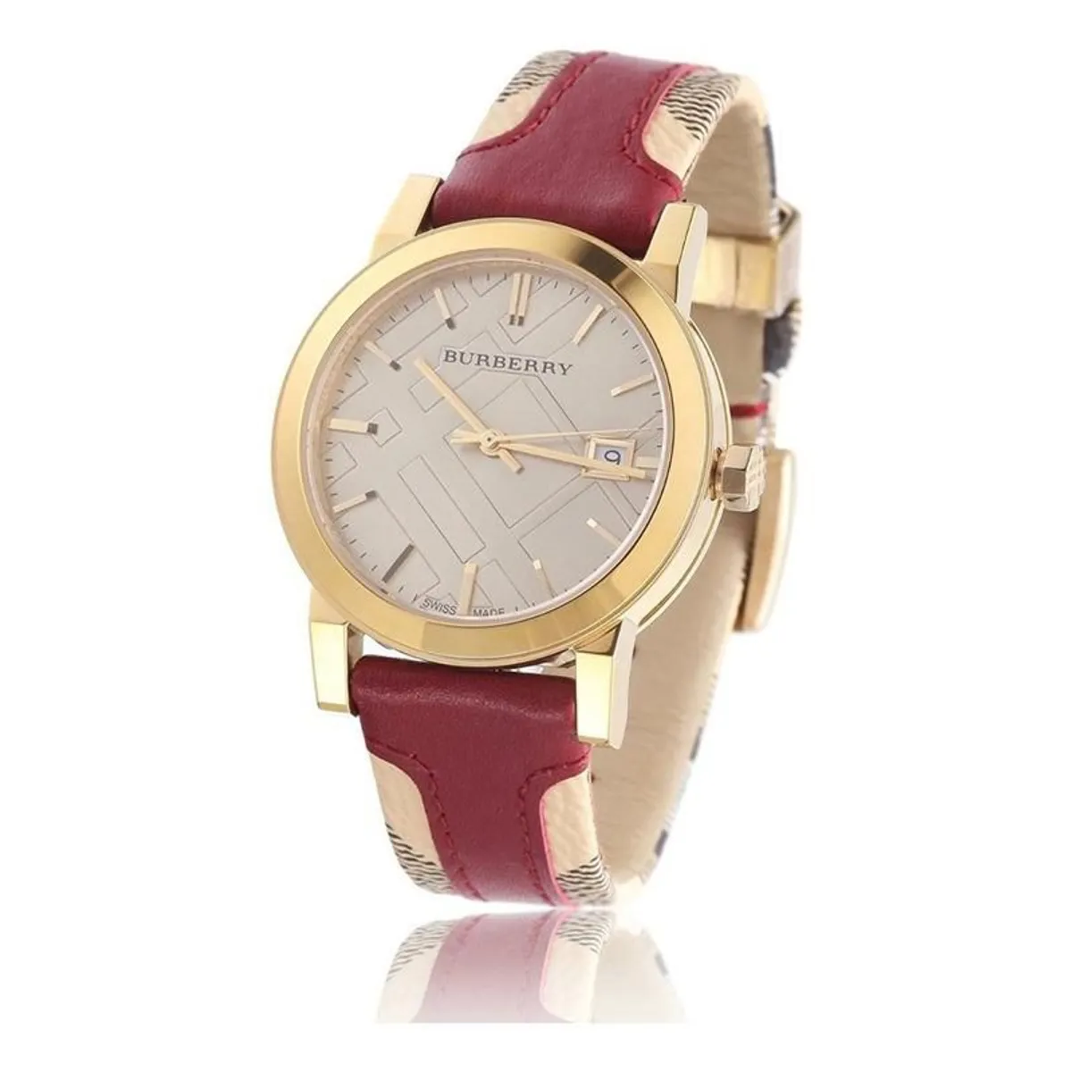 BURBERRY - Reloj Burberry Classic Bu9111 Rojo
