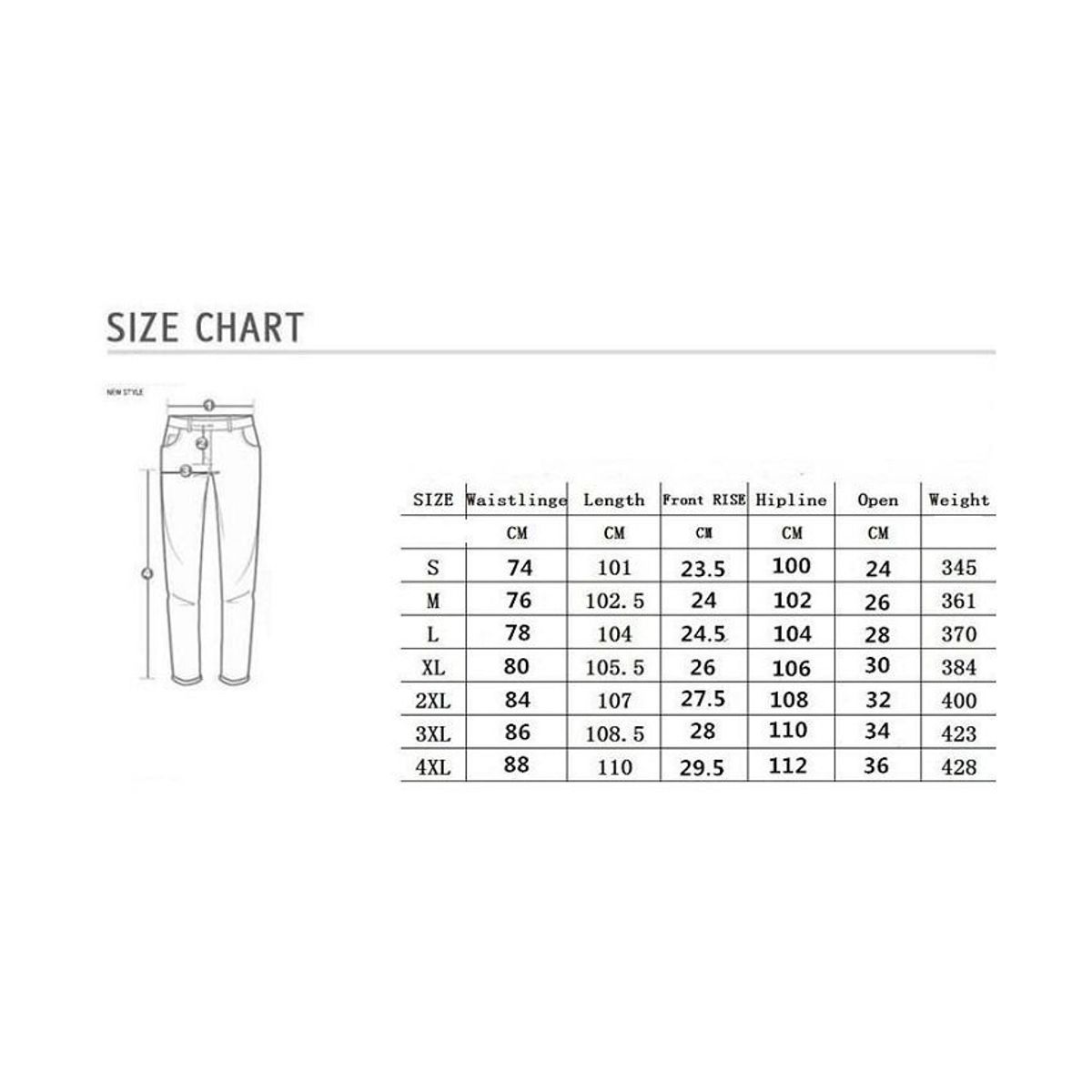 BLWOENS - Jeans casuales de moda para hombres - Azul