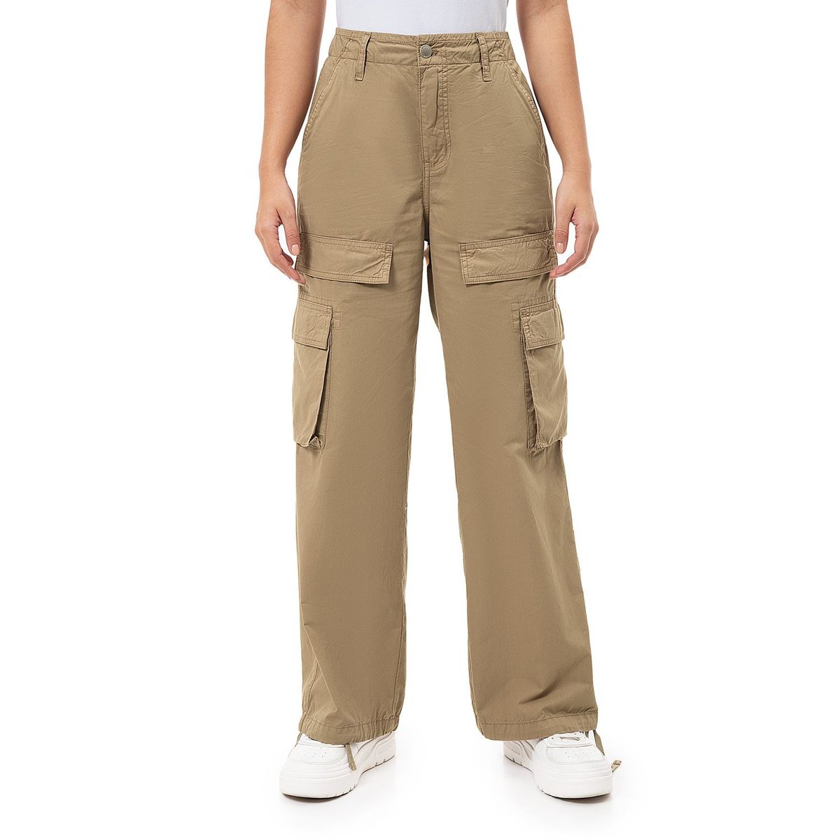 PIONIER - Pantalón Cargo Drill Mujer Danih