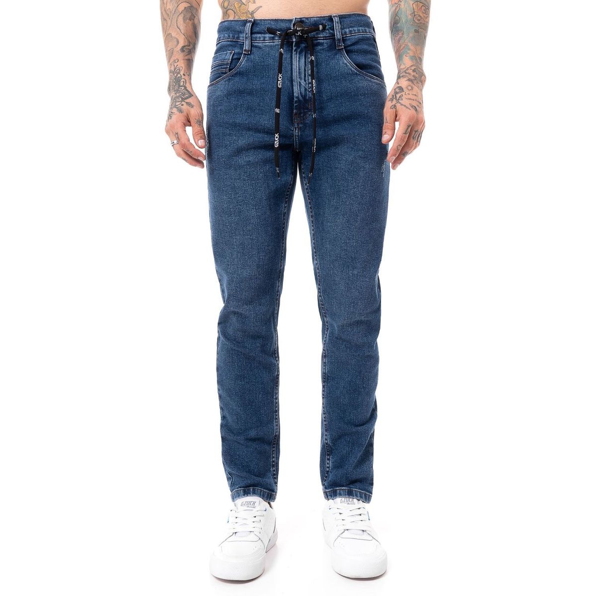 GZUCK - Pantalon Clasico Denim Stretch Umkey Hombre