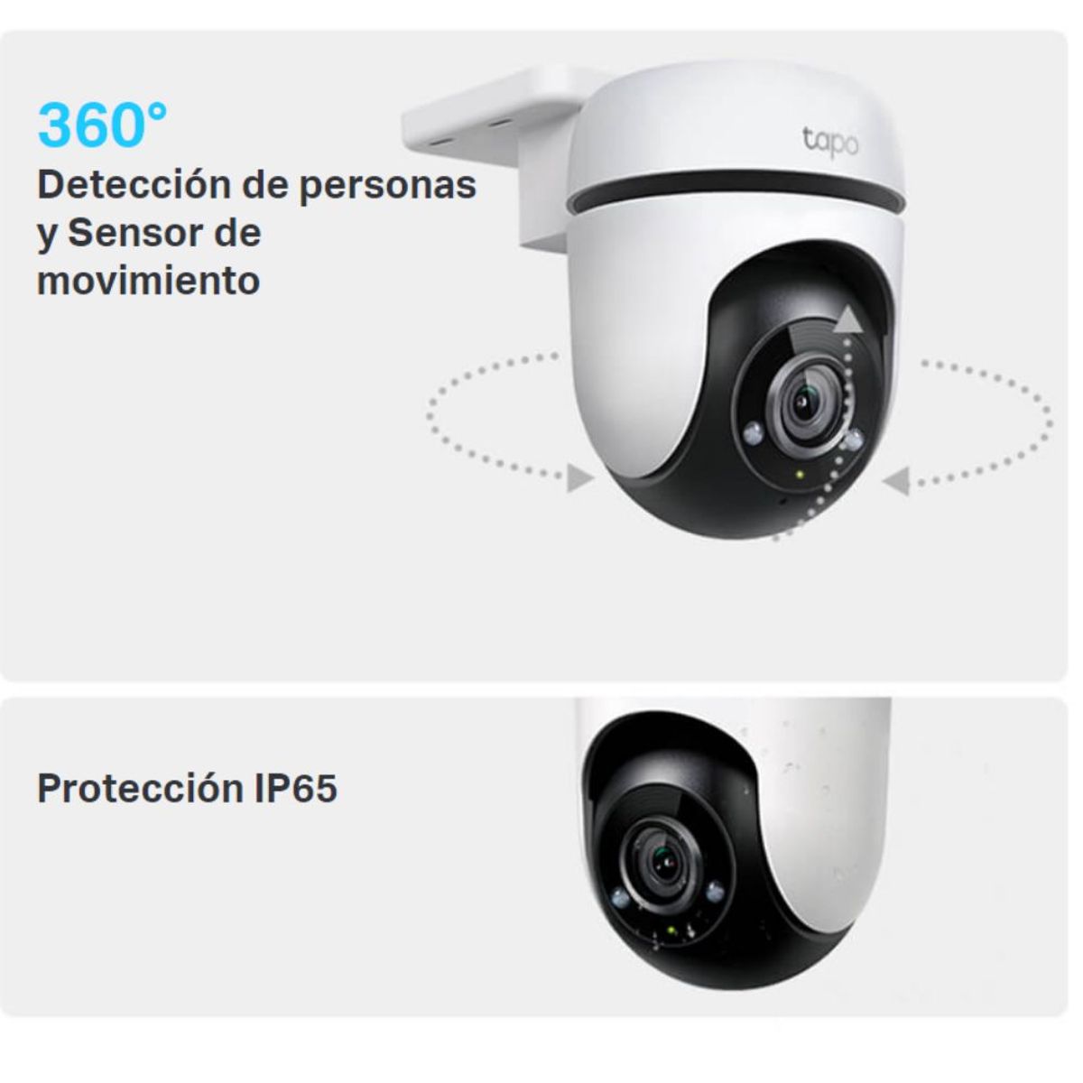 TP LINK - Cámara de Seguridad para exterior con rotación 360° Tapo C500 - Tp-Link
