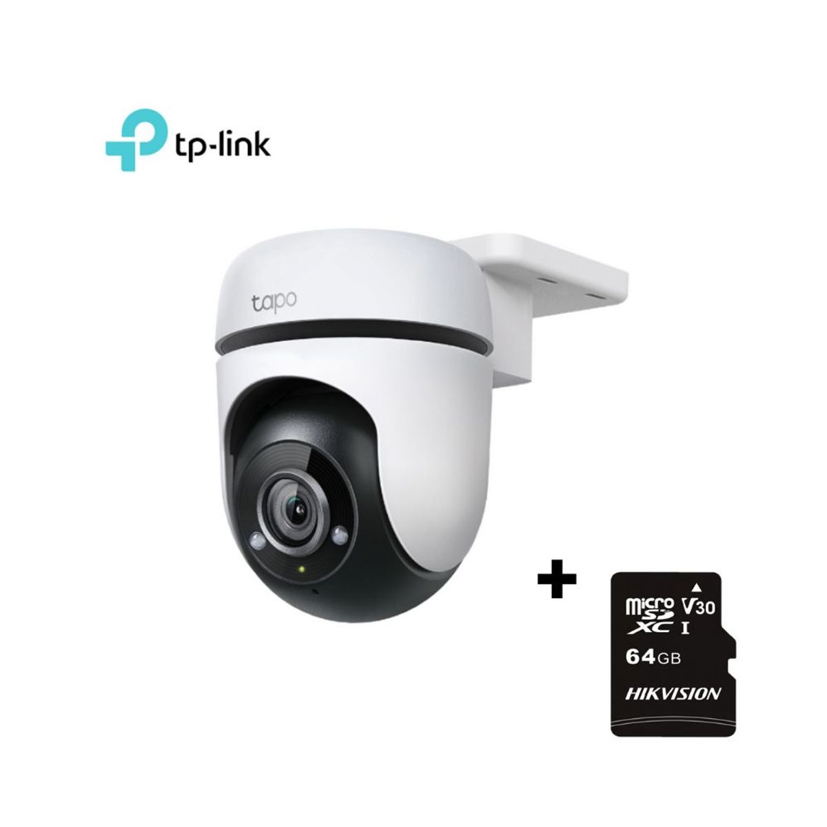 TP LINK - Cámara de Seguridad para exterior con rotación 360° Tapo C500 SD 64 GB - Tp-Link