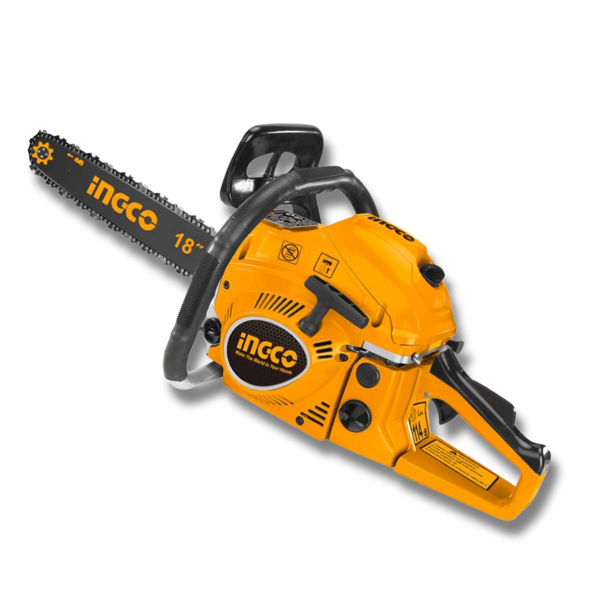 INGCO TOOLS - Motosierra a gasolina 18 industrial Ingco