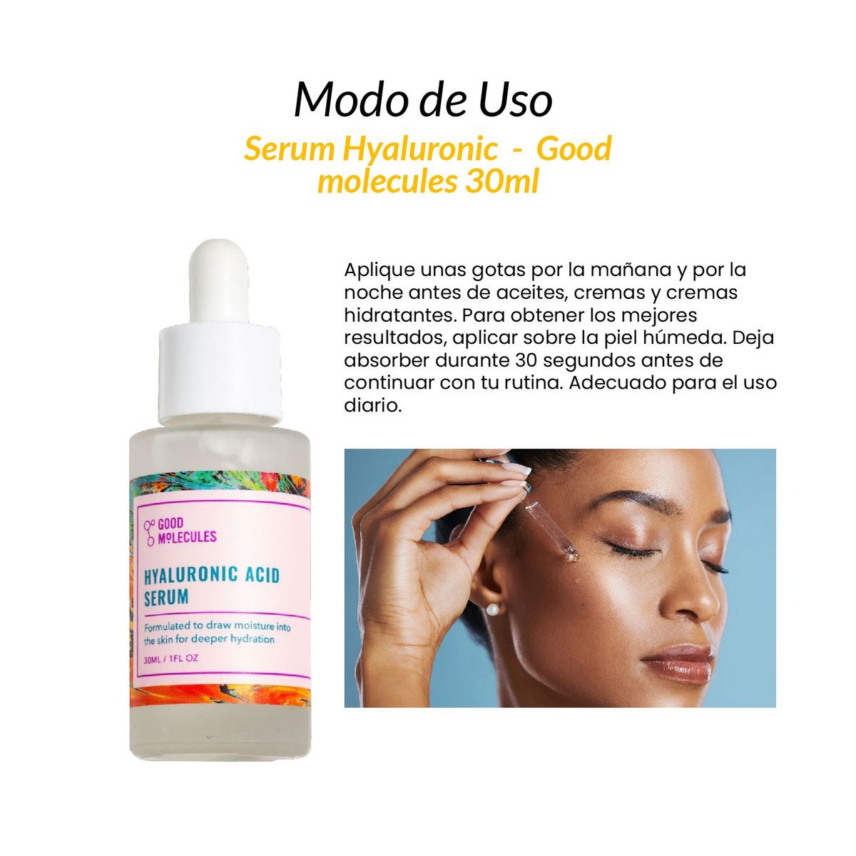 GOOD MOLECULES - 3 Serum Hyaluronic - Good Molecules 30ml