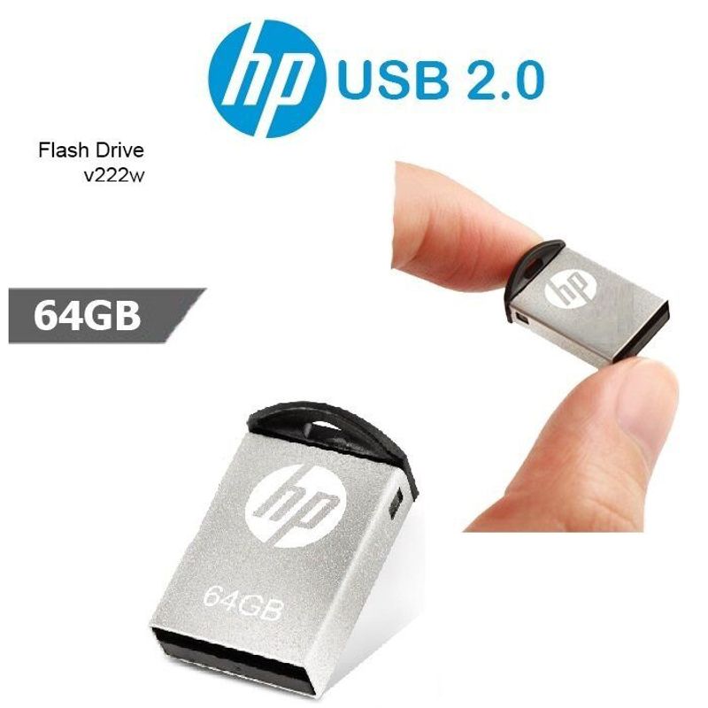 HP - MEMORIA USB 2.0 HP 64GB V222W SILVER