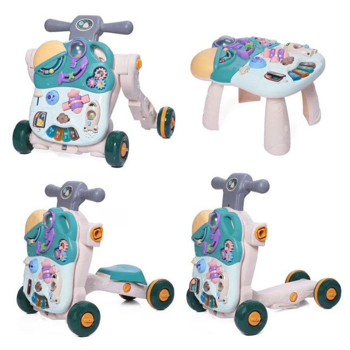 GENERICO - Caminador Andador Correpasillos Multifuncional Bebe - Verde