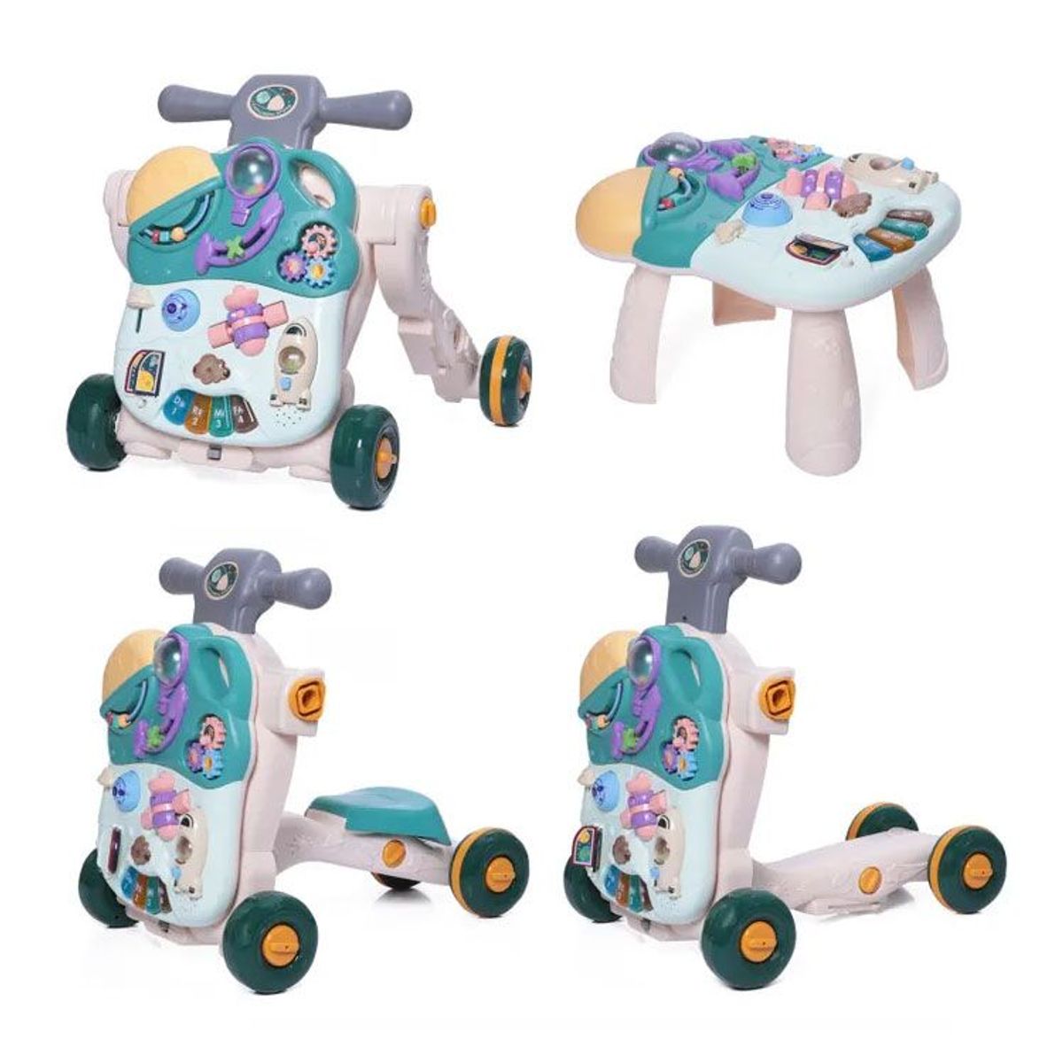 GENERICO - Caminador Andador Correpasillos Multifuncional Bebe - Verde