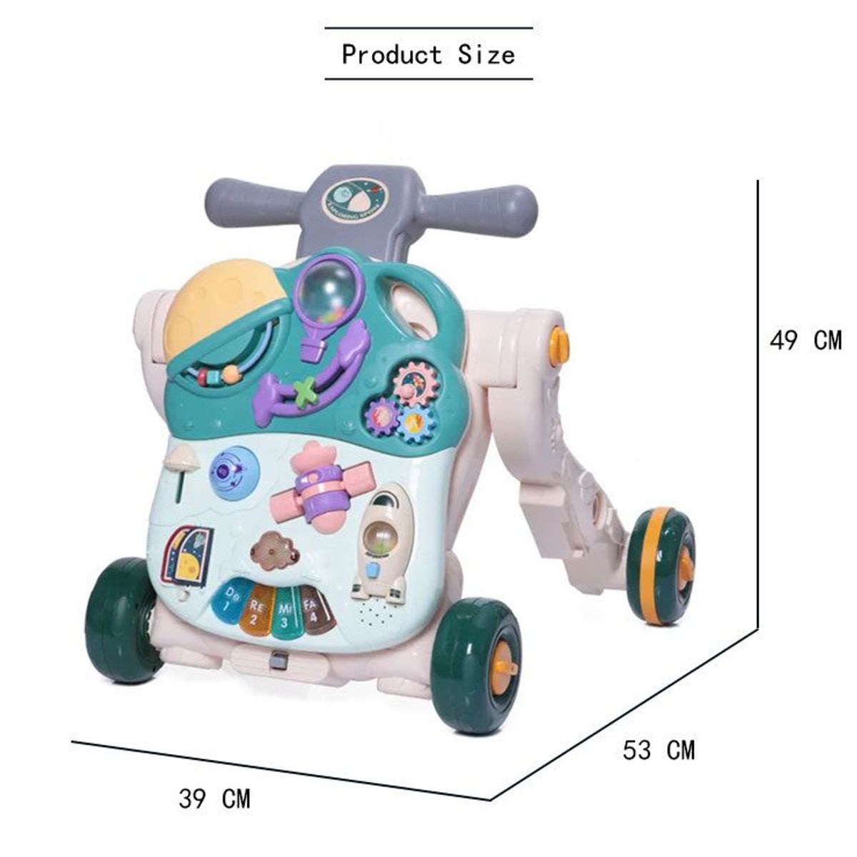 GENERICO - Caminador Andador Correpasillos Multifuncional Bebe - Verde