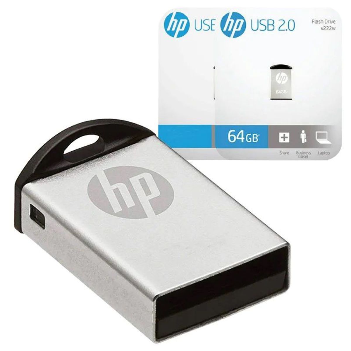 HP - MEMORIA USB 2.0 HP 64GB V222W SILVER
