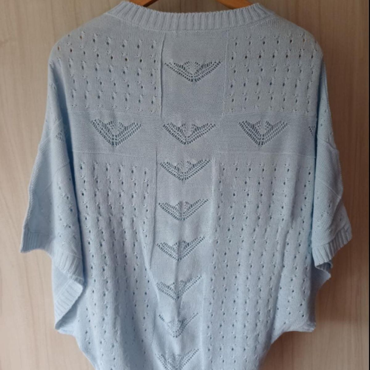 GENERICO - Chompa Calada Celeste mujer Mandalay Knits