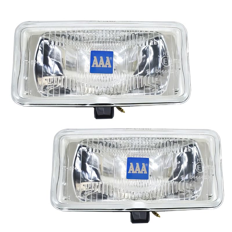 GENERICO - Faro Neblinero Rectangular Halógeno Blanco 550 Duo