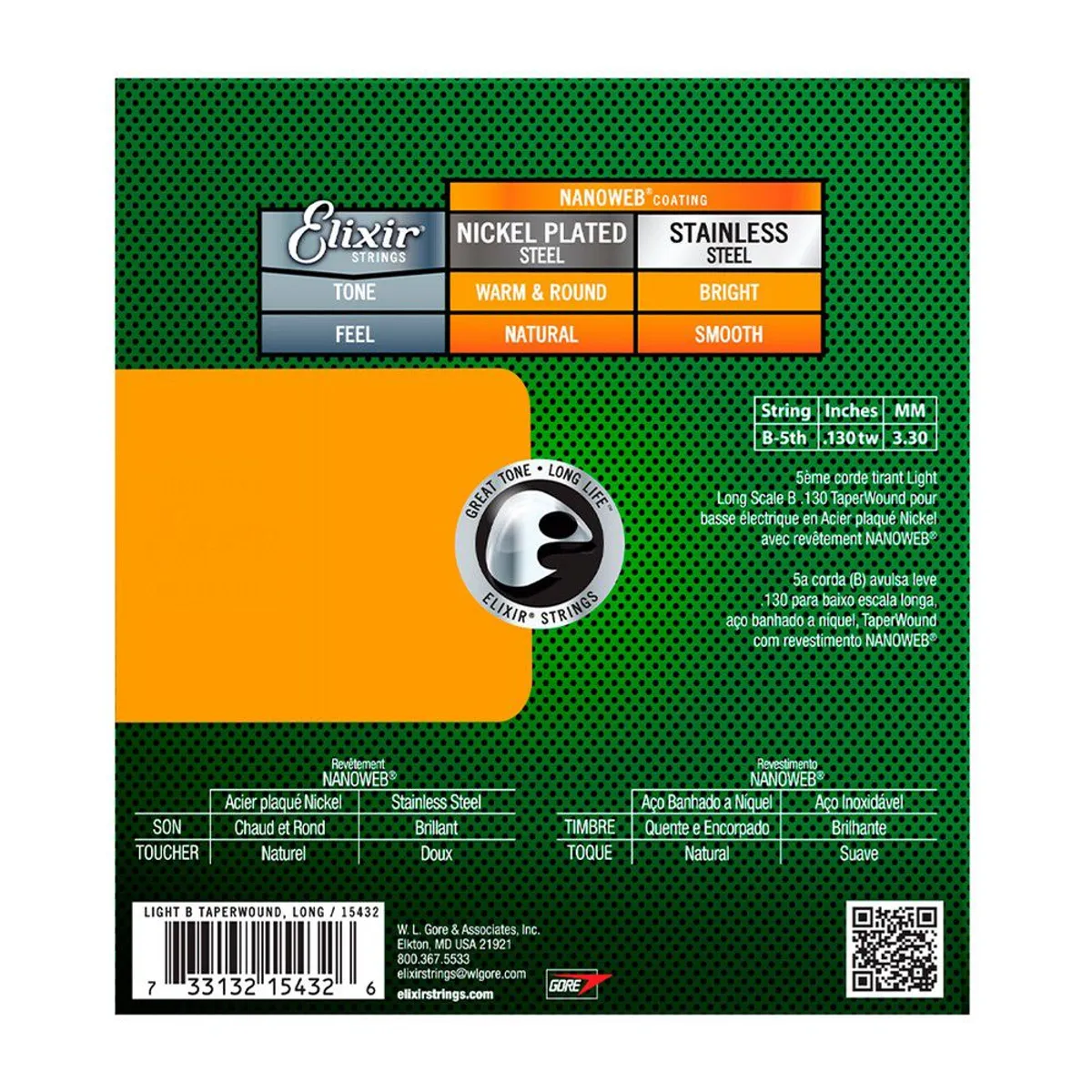 ELIXIR - Cuerdas de Bajo ELIXIR 15432