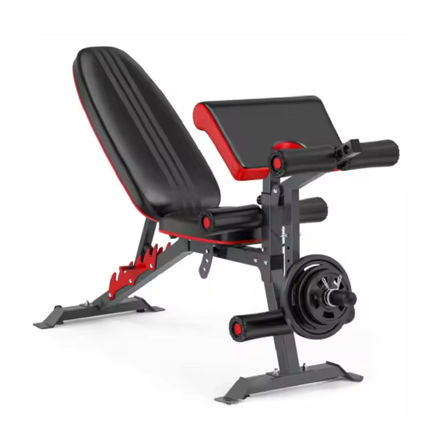 Banca multifuncional profesional reclinable 200kg ALPHA GYM