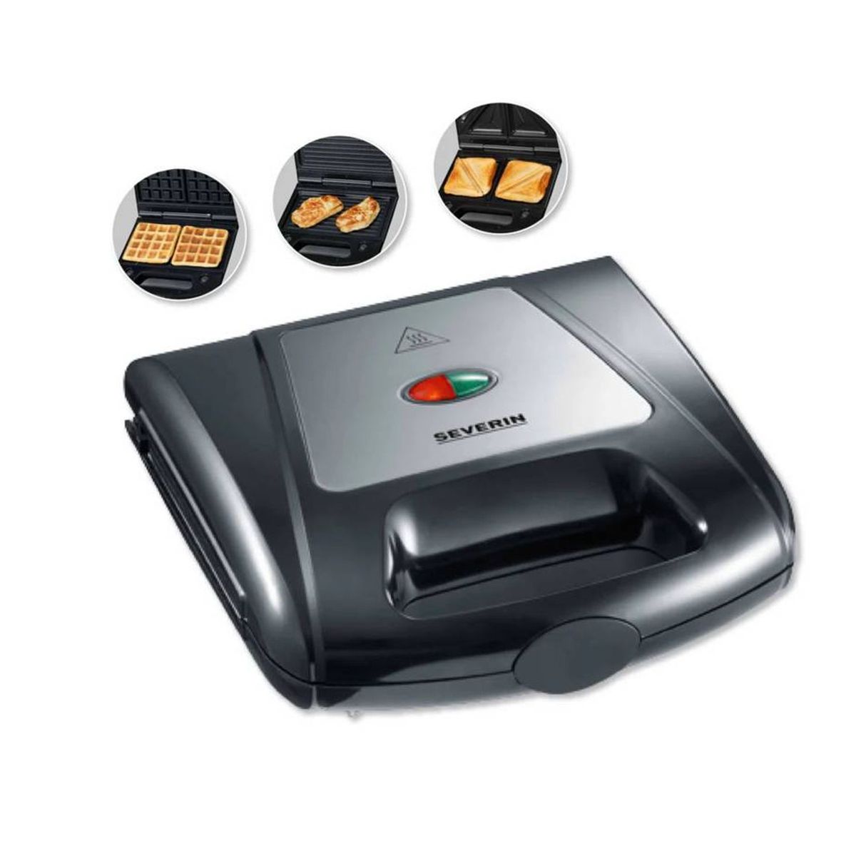 SEVERIN - Sandwichera Waflera 3 en 1 Severin  SA 2968