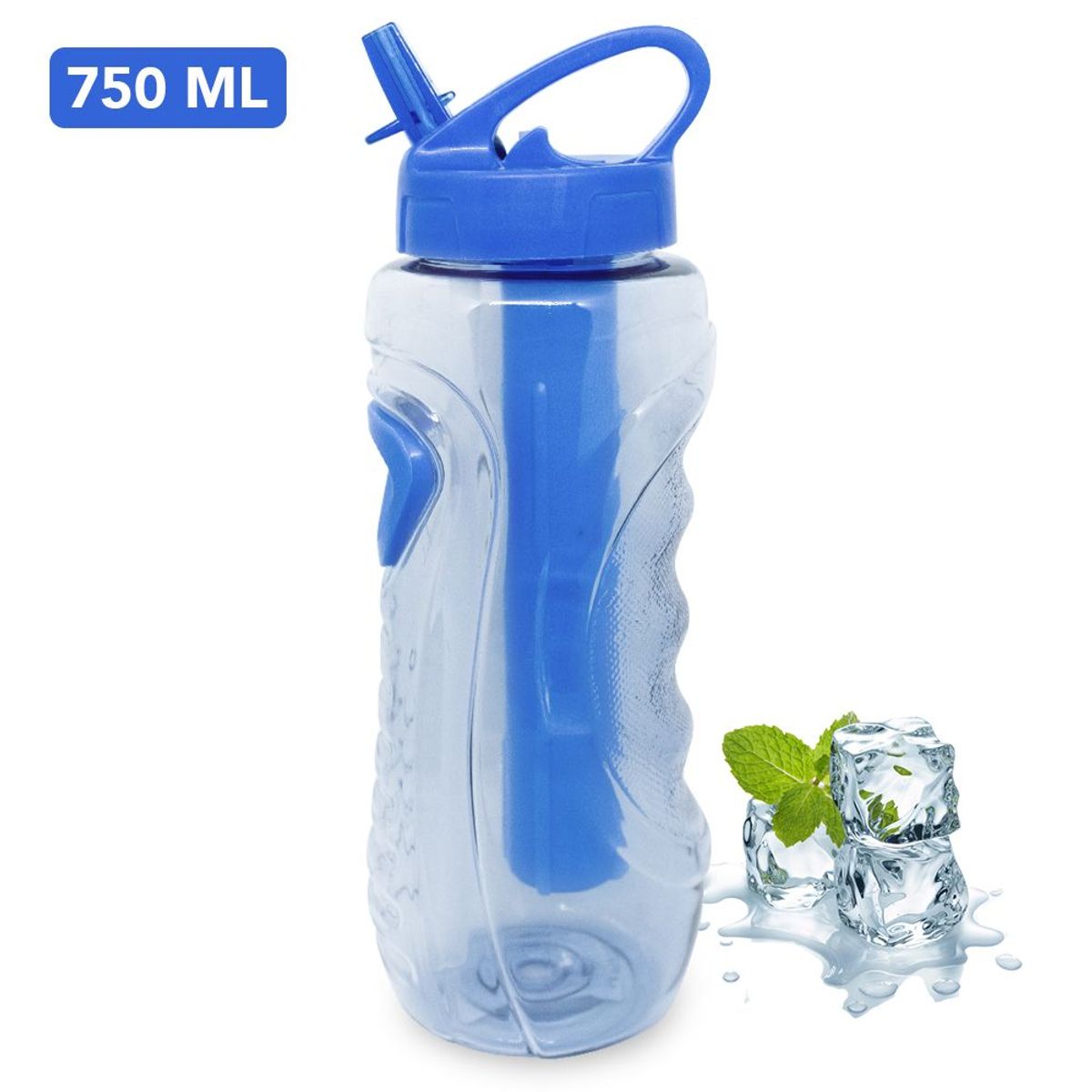 KELLER - Tomatodo Deportivo con Hielera 750ml X38 Azul