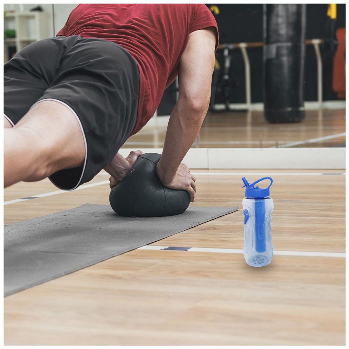 KELLER - Tomatodo Deportivo con Hielera 750ml X38 Azul