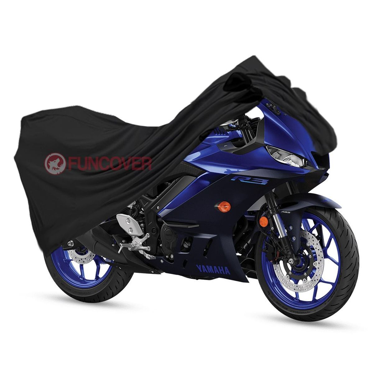 FUNCOVER - Funda Para Moto YAMAHA R3 YZF ABS Cobertor Impermeable Filtro Uv