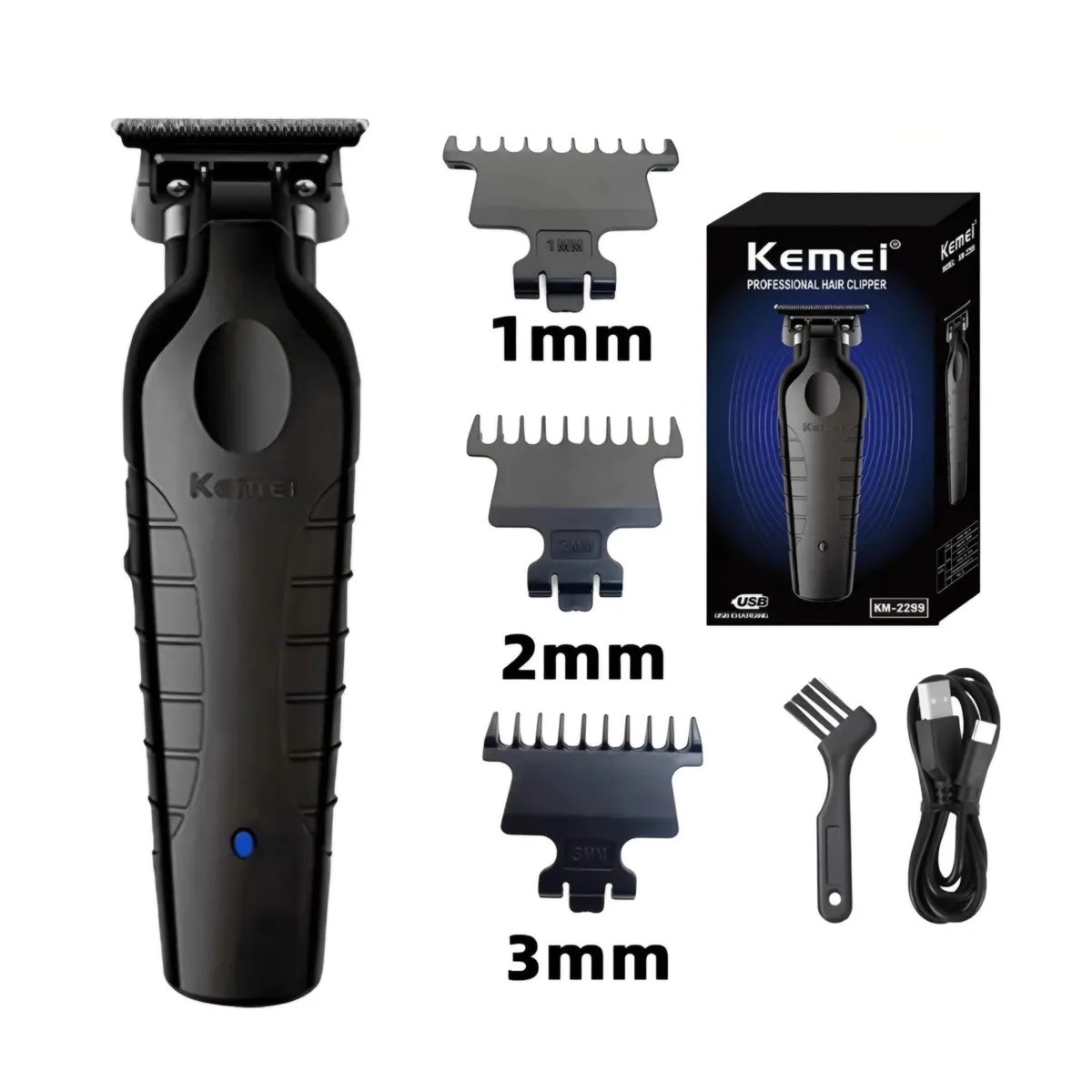 KEMEI - Trimmer Patillera profesional Kemei km-2299
