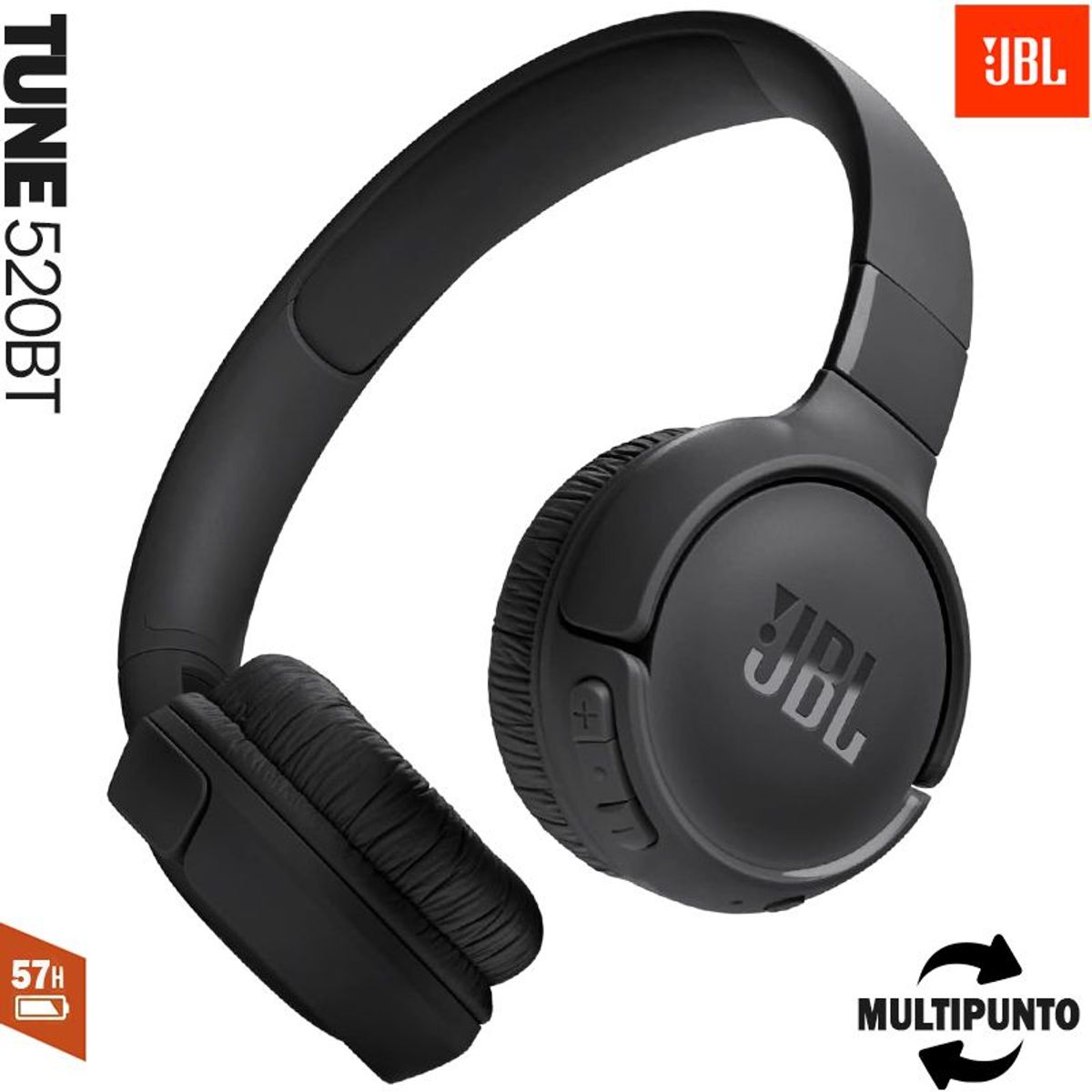 JBL - JBL Tune 520BT Audifonos Bluetooth Multipoint Pure Bass