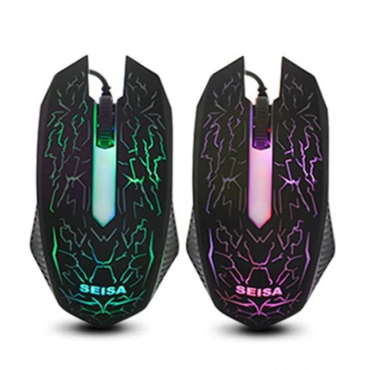OEM - Mouse Optico Gamer Camaleon Cambia Color LED Ergonómico
