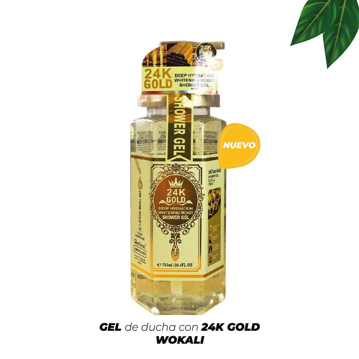 WOKALI - WOKALI - 24k GOLD JABÓN LÍQUIDO