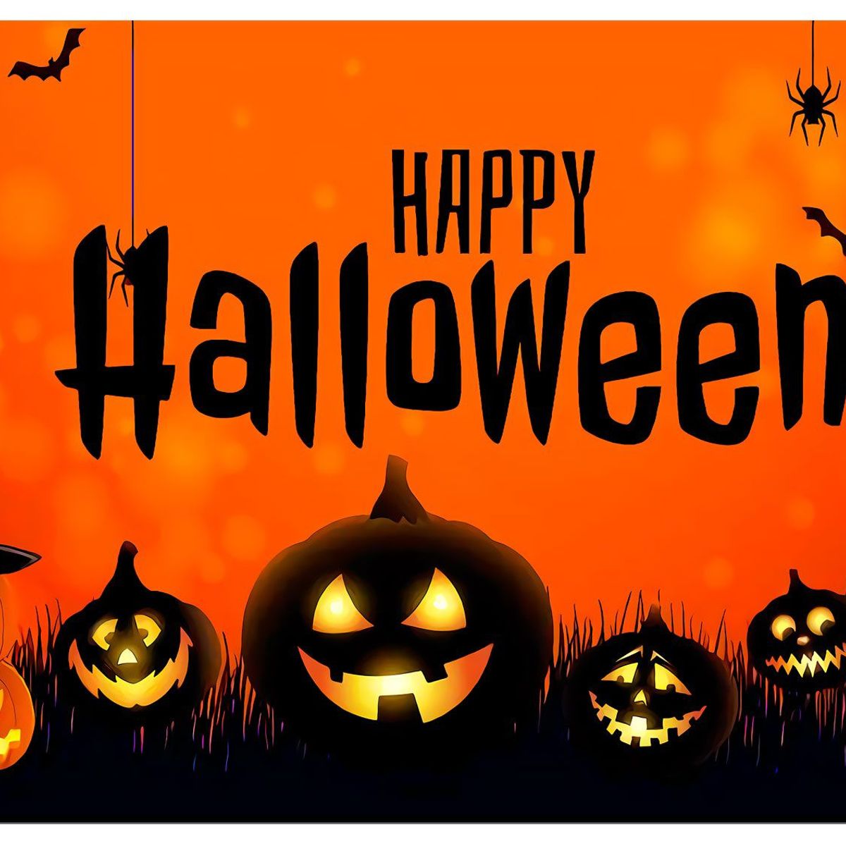 GENERICO - Fondo Bandera Flag Feliz Happy Halloween Modelo Castillo 90x150