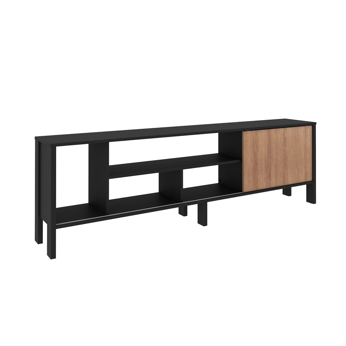 BONNO - Mueble De Tv 70 Stark NegroAlmendra Bonno