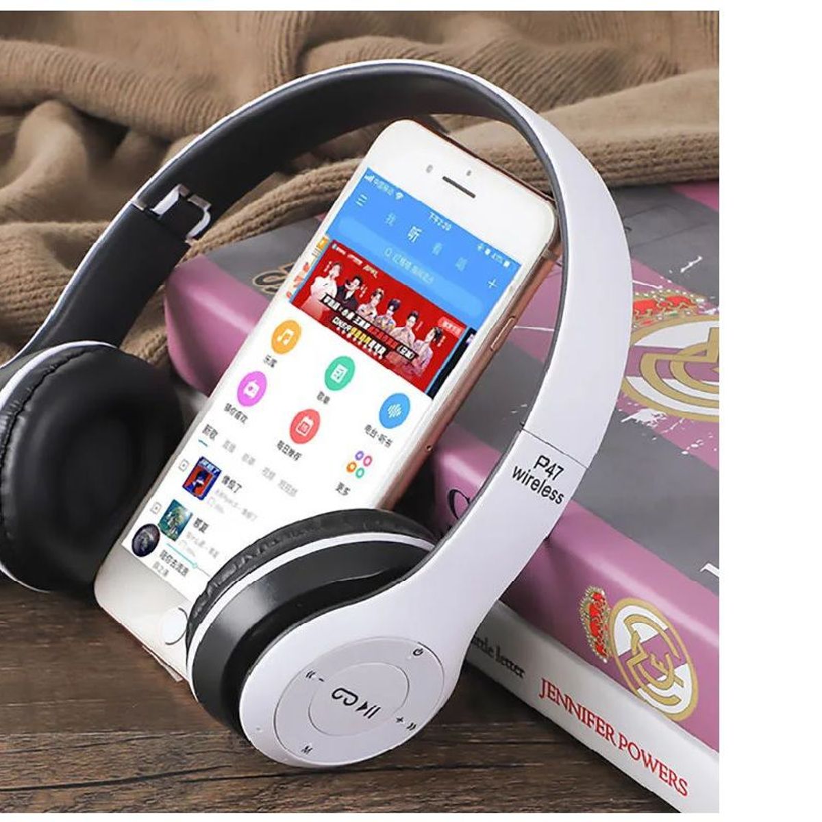 GENERICO - Audífono Inalámbrico P47 Con Bluetooth